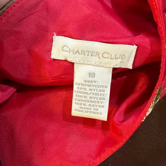 Charter Club Special Occasion Dress ~ 10 - Picture 4 of 7